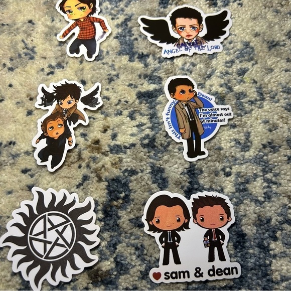 Supernatural 20 No Repeat Stickers - Picture 7 of 7